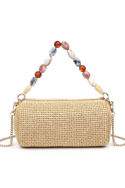 Rachel Straw Clutch