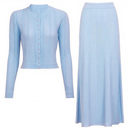 ALID Knit Sweater and Maxi Skit Set