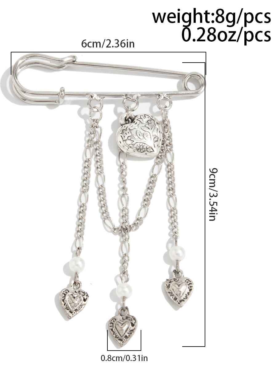 Heart Shape Brooch Accessories