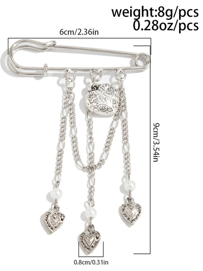 Heart Shape Brooch Accessories