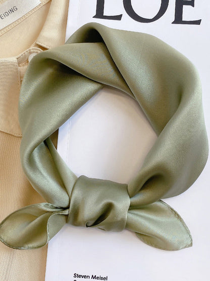 Châle et écharpe décontractés de couleur unie 