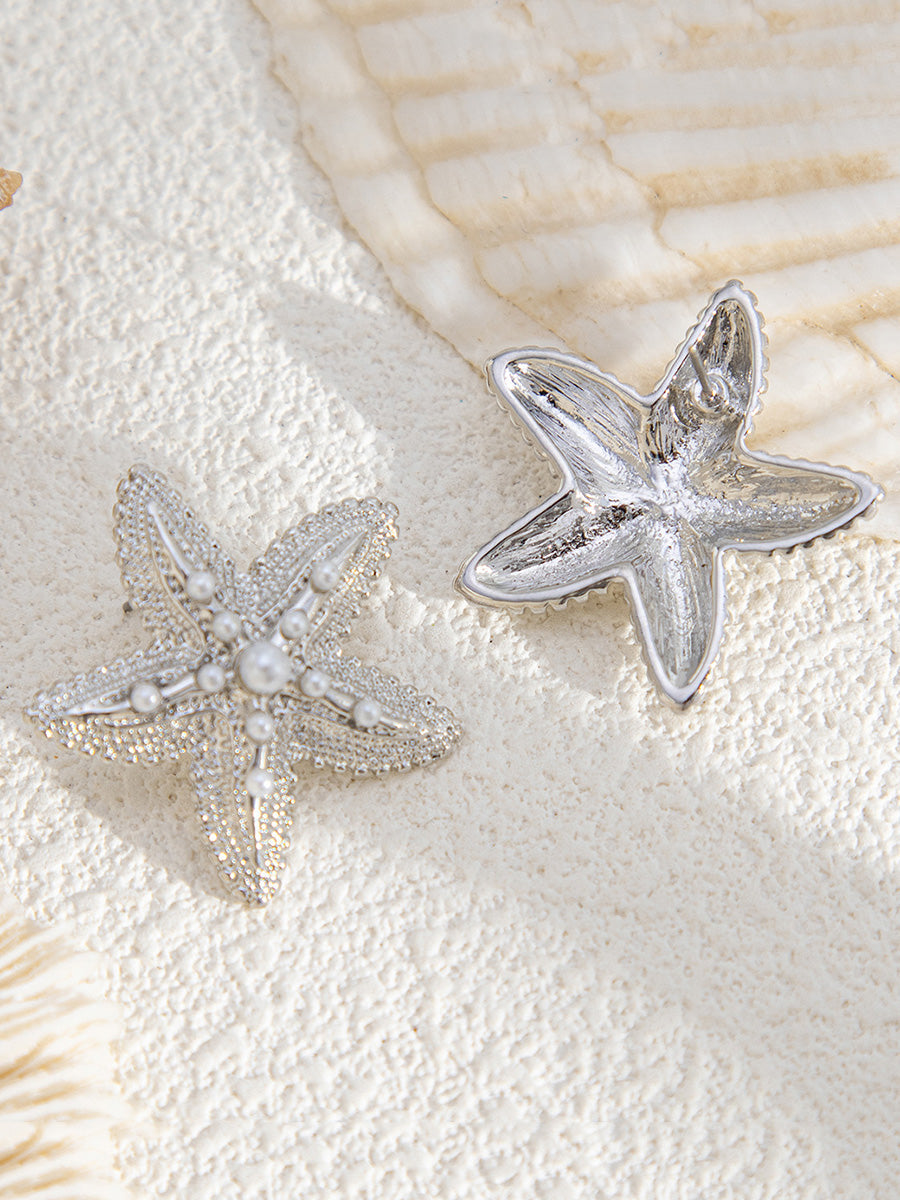 Starfish Shape Earrings Accessories