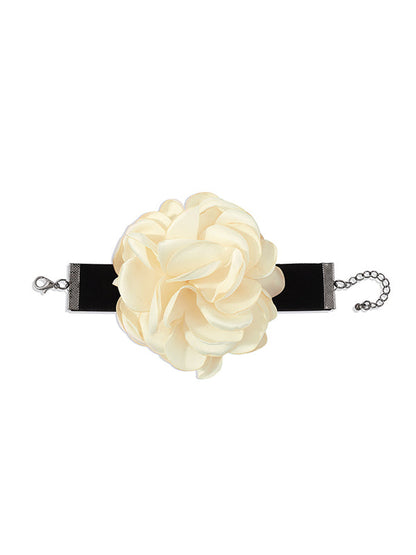 Flower Shape Bracelet Accessories WHITE One_size