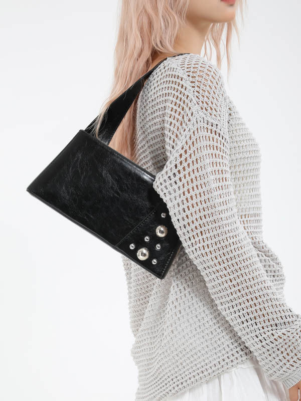 Asymmetric Rivet Split-Joint Mini Bags