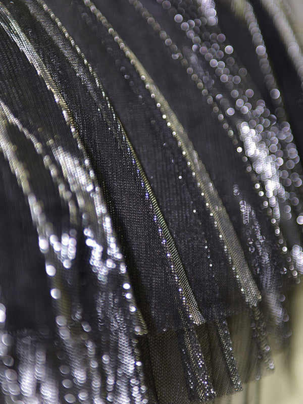 Jupes plissées urbaines en maille à taille élastique et coupe trapèze 