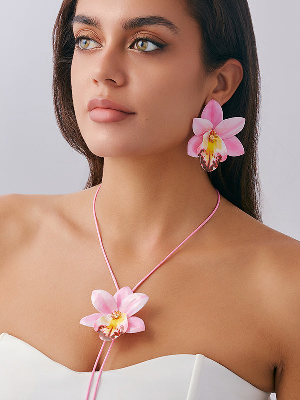 Chains Flower Shape Armlet Accessories Earrings Accessories Necklaces Accessories