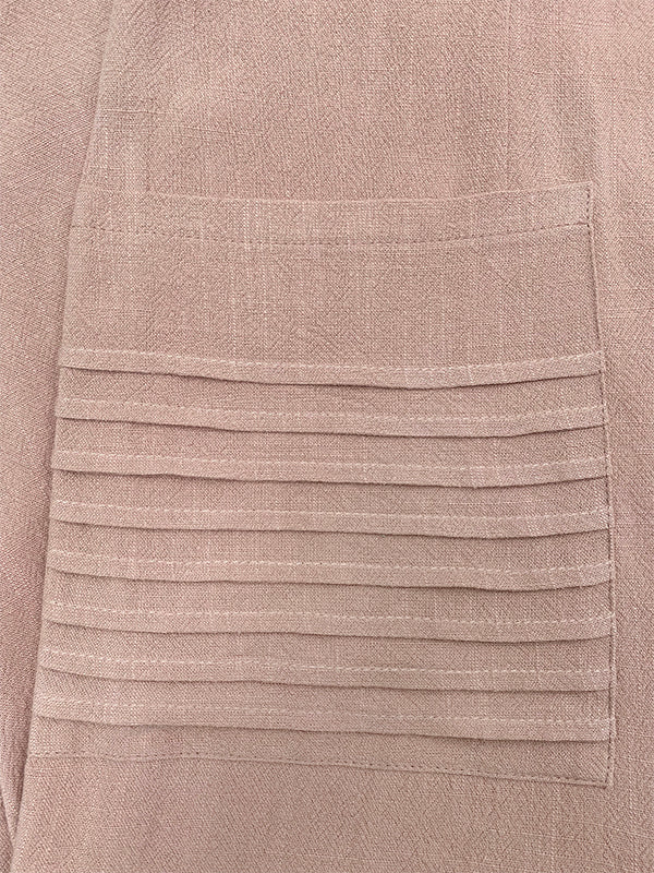 High Waisted Long Sleeves Pockets Solid Color High Neck Jumpsuits