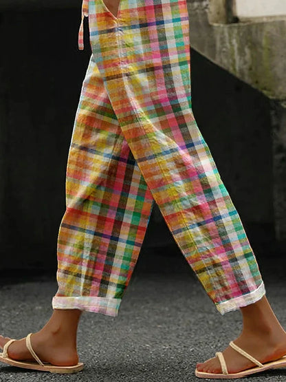 Valerie™ | Comfortable Checkered Pants