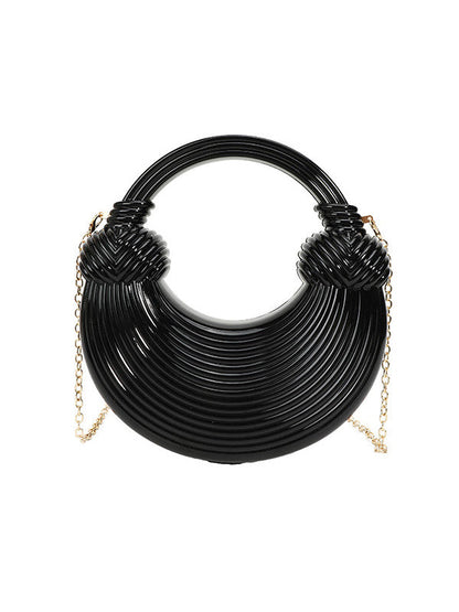 Chains Geometric Shiny Bags