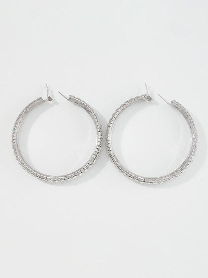 Rhinestone Ear-Ring Earrings Accessories