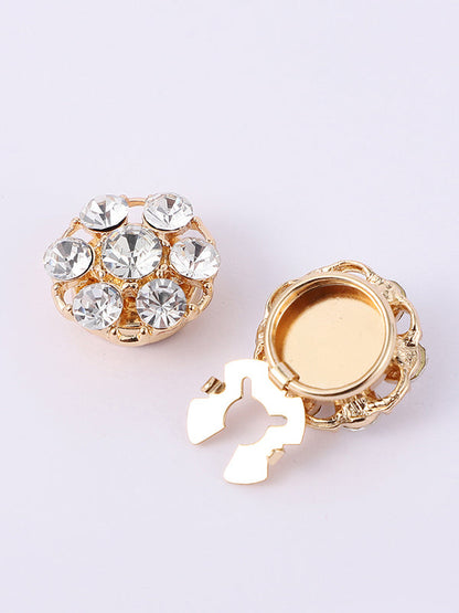 Detachable Rhine Stones Cufflink Accessories