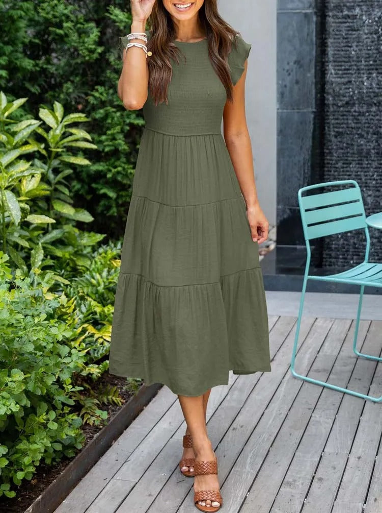 Lisette | Women's Tummy Control Draped Elegant Dress