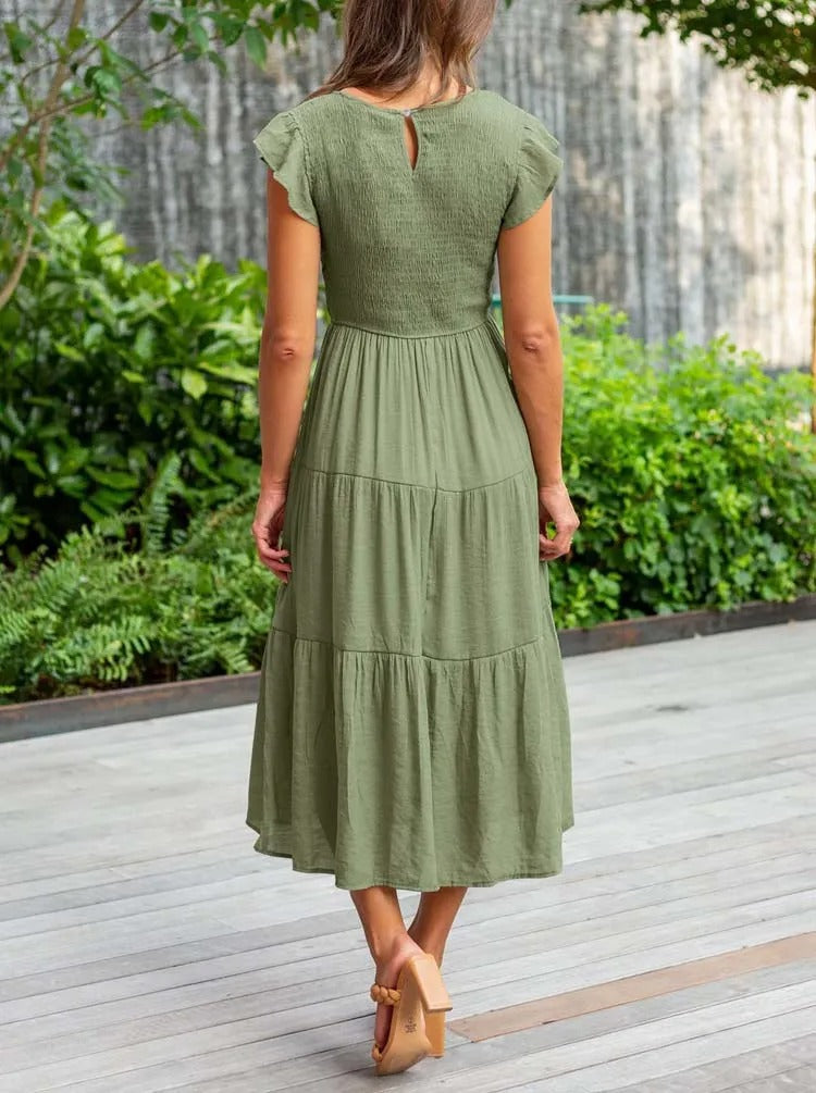 Lisette | Women's Tummy Control Draped Elegant Dress