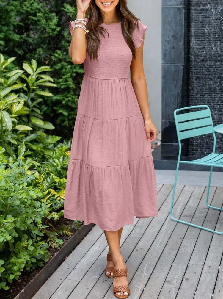 Lisette | Women's Tummy Control Draped Elegant Dress