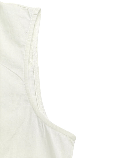 A-Line High Waisted Pockets Solid Color Zipper Stand Collar Midi Dresses