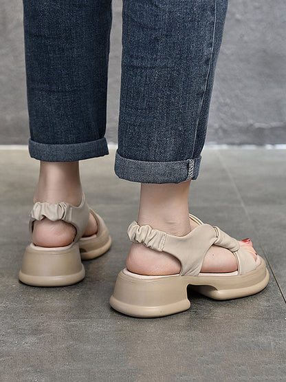 Open Toe Platform Shoes Sandals