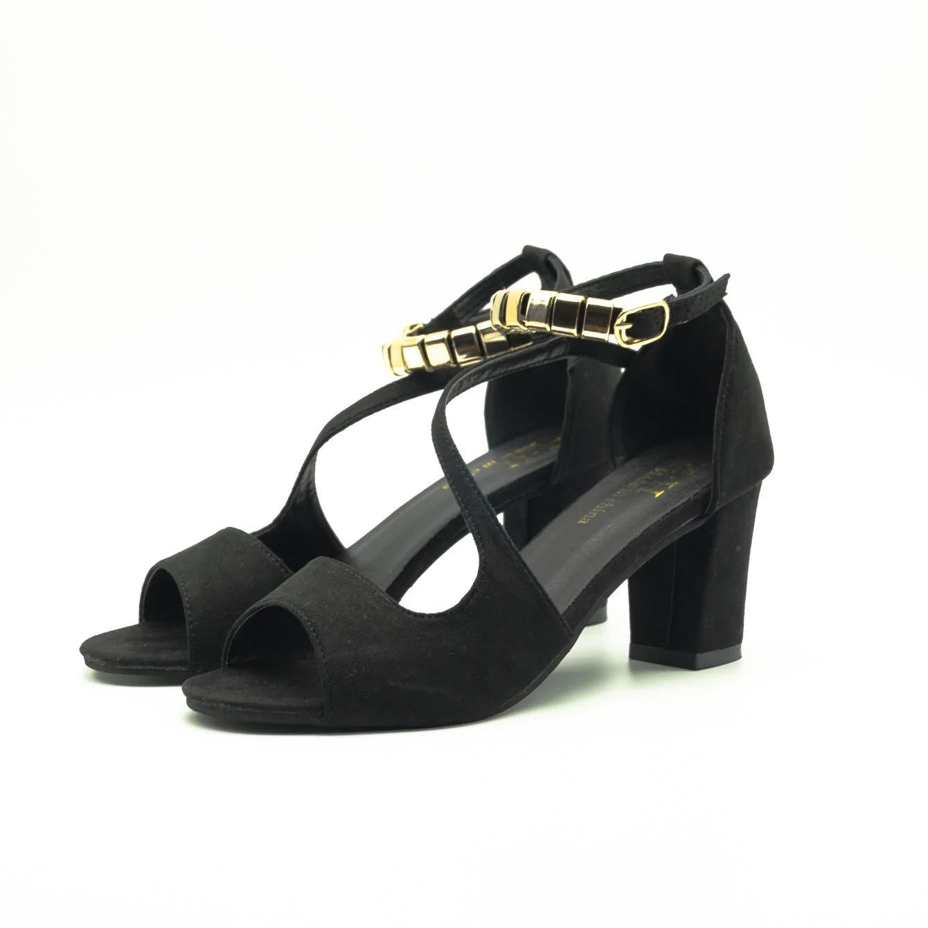 Sadie | Women's Block Heel Ankle Strap Peep Toe Dress Sandals