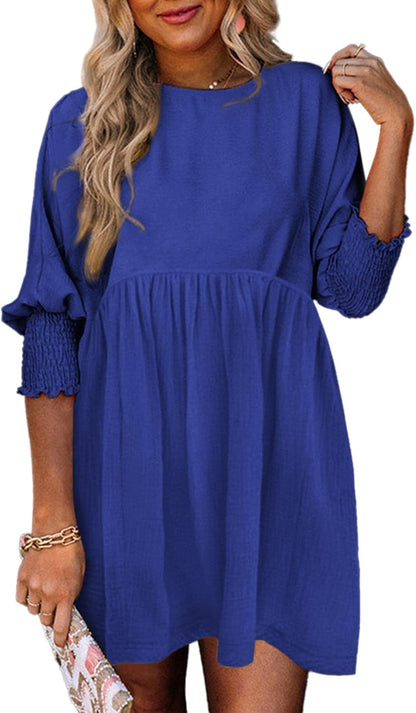 Evelyn™ | Ruched Summer Day Dress