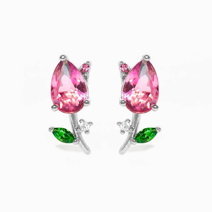 Blossoming Tulip Studs
