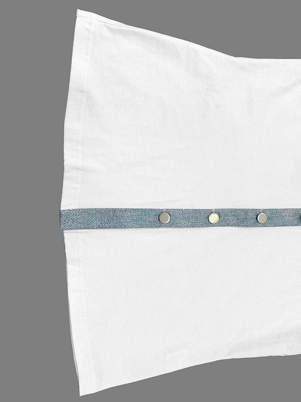 Long Sleeves Skinny Buttoned Split-Joint Lapel Blouses&Shirts Tops