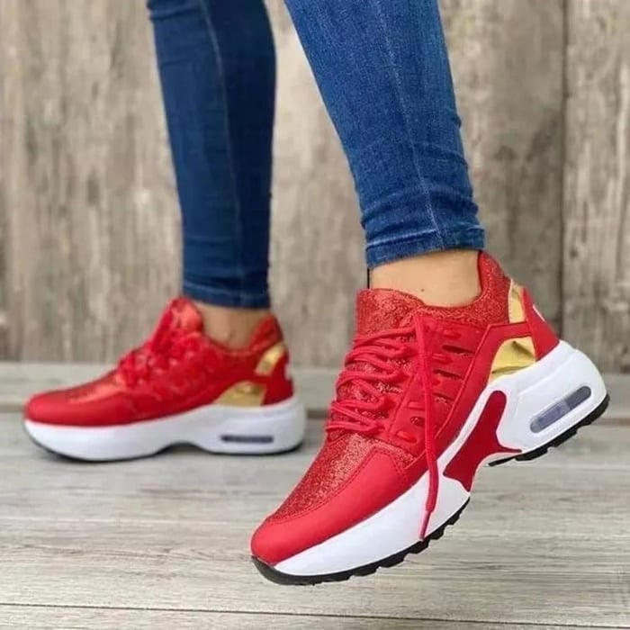 Nova | Women's Chunky Sneakers Lace Up Platform Athletic Shoes