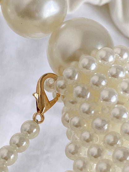 Beaded Solid Color Bags Bags Accessories Handbags Shoulder Bags