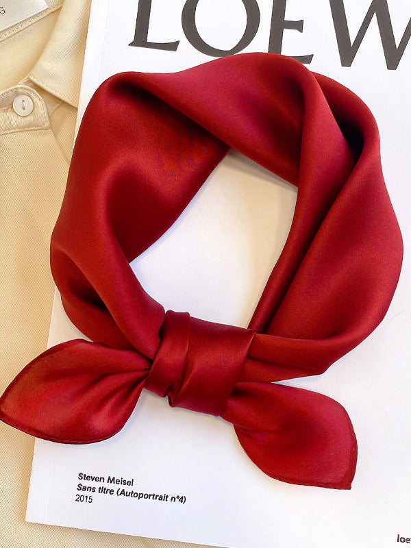 Châle et écharpe décontractés de couleur unie 