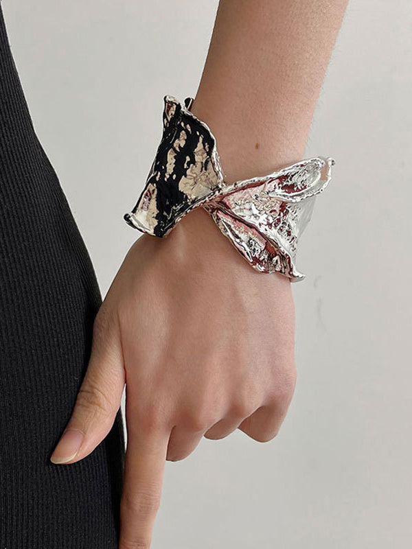 Geometric Ringent Solid Color Bracelet Accessories SILVER One_size