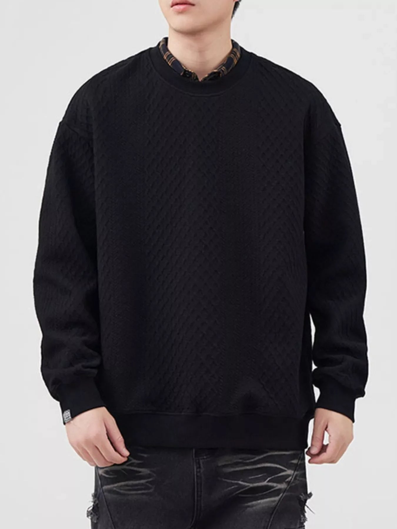 Men's Crew Neck Long Sleeve Sweatshirt