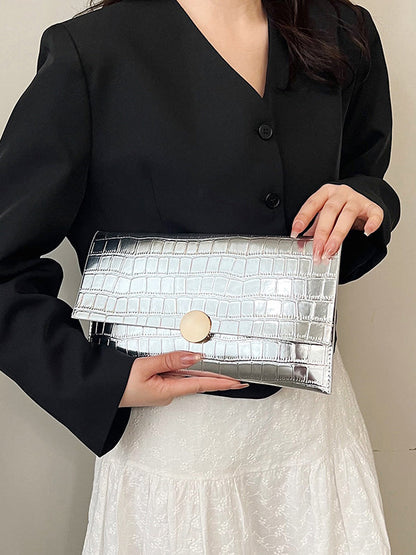 Geometric Shiny Split-Joint Bags Handbags