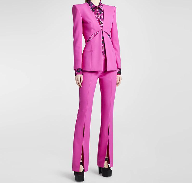 JACKIE Cut Out Boydcon Suit PINK