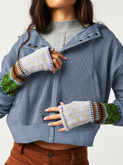 Veste à capuche, manches longues, poches boutonnées, fermeture éclair fendue, vêtements d'extérieur à capuche 