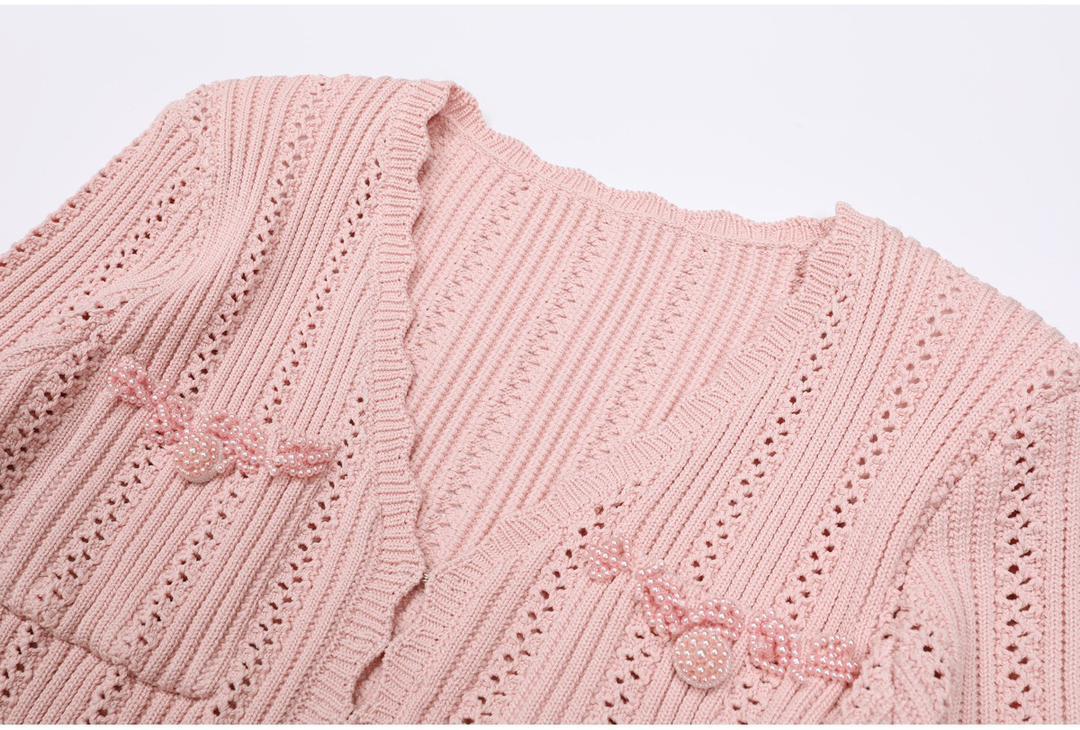 AMELIA Long Sleeve Knit Mini Bodycon Dress