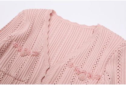 AMELIA Long Sleeve Knit Mini Bodycon Dress