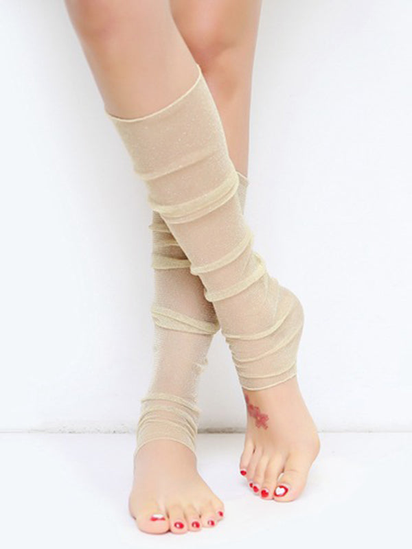 Sun Protection Mesh Solid Color Sleevelet