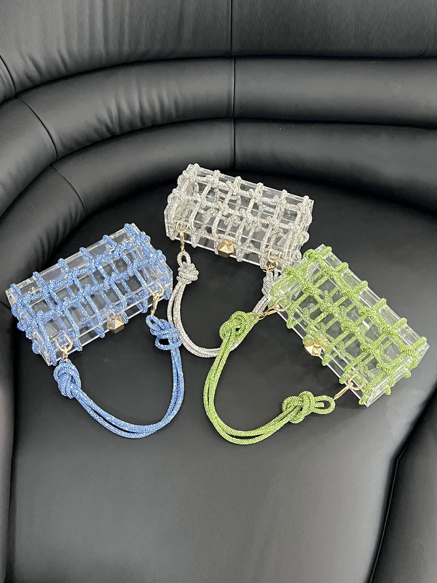 Shiny Geometric Satchels Bags
