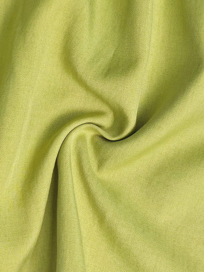 Zipper Solid Color Pockets Pleated Sleeveless A-Line Round-Neck Mini Dresses