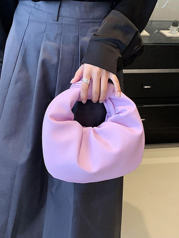 Bowknot Plissee Einfarbig Handtaschen Zubehör 