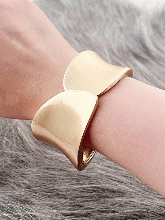 Geometric Solid Color Bracelet Accessories GOLD One_size
