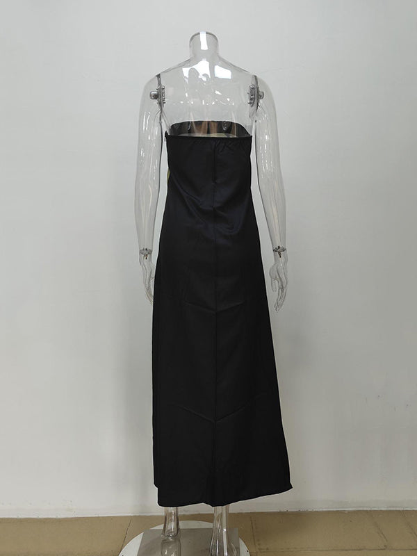 Robes longues tube amples à imprimé grande taille 