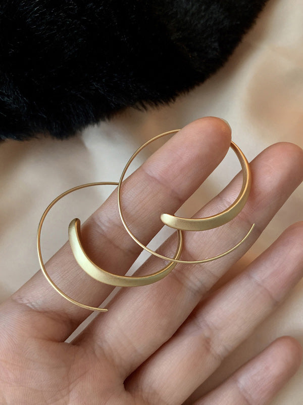 Normcore Geometric Matte Earrings