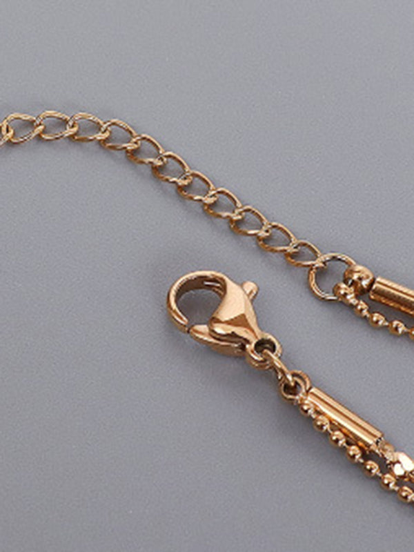 Colliers géométriques simples en alliage, accessoires 