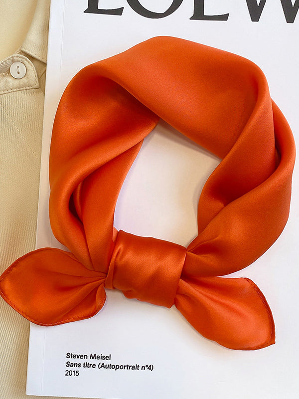 Châle et écharpe décontractés de couleur unie 