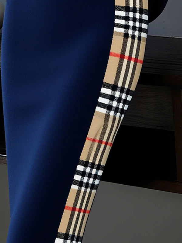 Bodycon High Waisted Plaid Skirts Bottoms