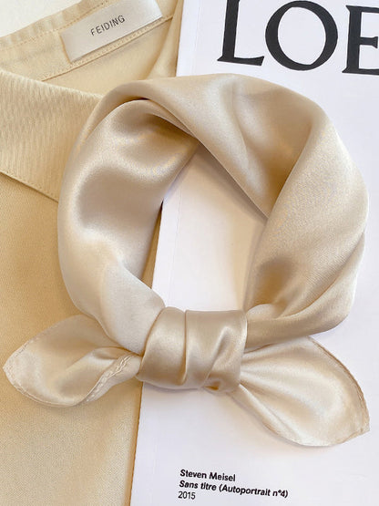 Châle et écharpe décontractés de couleur unie 