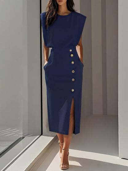 Aspen™ | Effortless Charm Midi Dress