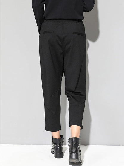 Leisure Fashion Irregularity Solid Color Harem Pants