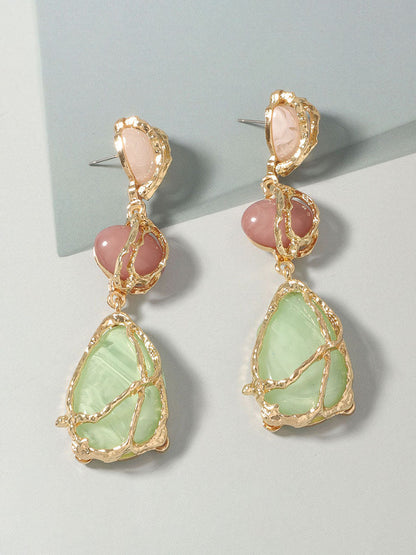Geometric Asymmetric Earrings Accessories