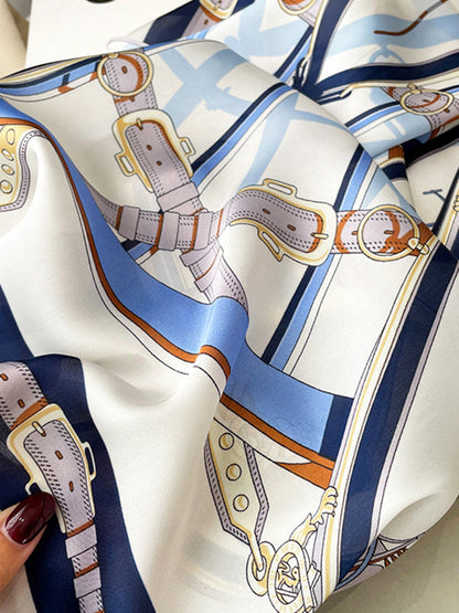 Original Contrast Color Printed Shawl&Scarf