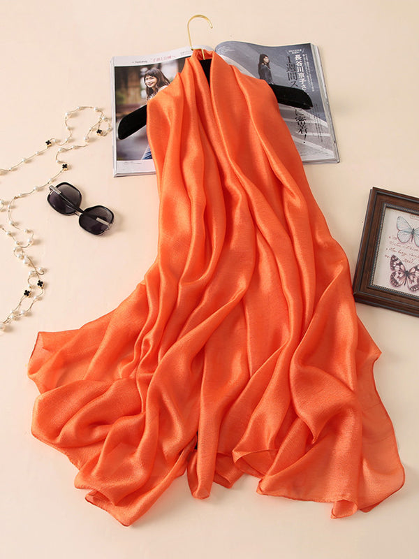 Wrap Keep Warm Solid Color Sun Protection Scarf